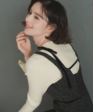 画像をギャラリービューアに読み込む, 【予約販売/11月中旬発売予定】ツイードレーストリミングジャンスカ/TT547417