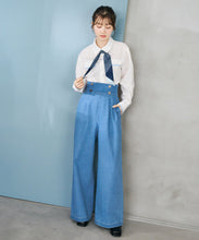 画像をギャラリービューアに読み込む, レースアップデニムワイドパンツ/TT617301