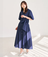 画像をギャラリービューアに読み込む, パフスリーブシャツワンピース/TT617402