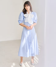 画像をギャラリービューアに読み込む, シアーボウタイ付きシャツワンピース/TT617407