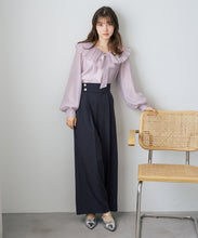 画像をギャラリービューアに読み込む, 襟プリーツシアーブラウス/TT618101