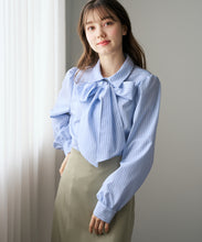 画像をギャラリービューアに読み込む, ボウタイ衿シャツブラウス/TT618102