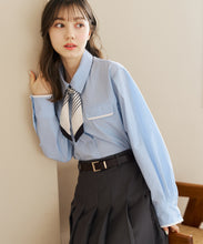 画像をギャラリービューアに読み込む, スカーフ付きシャツブラウス/TT618103