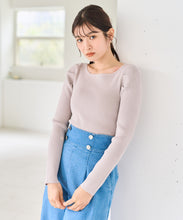 画像をギャラリービューアに読み込む, ボートネックリブニット/TT618302