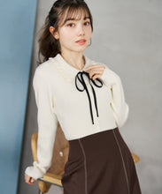 画像をギャラリービューアに読み込む, 襟フリルニット/TT618304