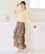 画像をギャラリービューアに読み込む, レーストリミング袖フレアニット/TT618305