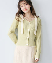 画像をギャラリービューアに読み込む, 肩リボン配色ニット/TT618307