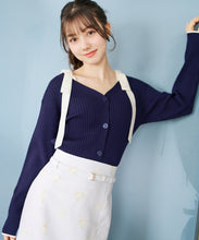 画像をギャラリービューアに読み込む, 肩リボン配色ニット/TT618307