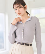 画像をギャラリービューアに読み込む, レイヤードカラーニット/TT618308