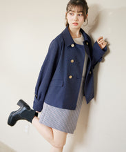 画像をギャラリービューアに読み込む, リボンタイ付きブルゾン/TT618502