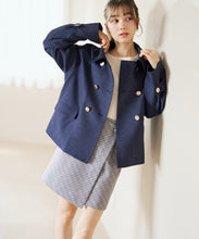 画像をギャラリービューアに読み込む, リボンタイ付きブルゾン/TT618502