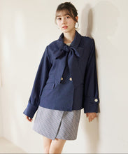 画像をギャラリービューアに読み込む, リボンタイ付きブルゾン/TT618502