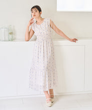 画像をギャラリービューアに読み込む, 花柄ノースリーブワンピース/TT627405