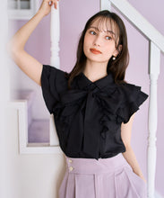画像をギャラリービューアに読み込む, 袖フリルボウタイブラウス/TT628101
