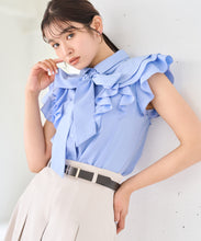 画像をギャラリービューアに読み込む, 袖フリルボウタイブラウス/TT628101