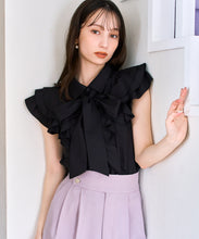 画像をギャラリービューアに読み込む, 袖フリルボウタイブラウス/TT628101