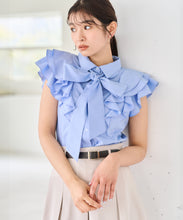 画像をギャラリービューアに読み込む, 袖フリルボウタイブラウス/TT628101