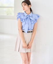 画像をギャラリービューアに読み込む, 袖フリルボウタイブラウス/TT628101