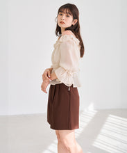 画像をギャラリービューアに読み込む, シャーリングフリルブラウス/TT628103