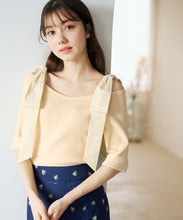 画像をギャラリービューアに読み込む, ショルダーリボンニット/TT628301