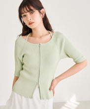 画像をギャラリービューアに読み込む, ホルターネックジップニット/TT628306