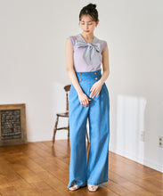 画像をギャラリービューアに読み込む, 【予約販売/4月下旬発売予定】ボウタイフレンチ袖ニット/TT628308