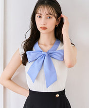 画像をギャラリービューアに読み込む, 【予約販売/4月下旬発売予定】ボウタイフレンチ袖ニット/TT628308