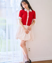 画像をギャラリービューアに読み込む, ケーブル編みレイヤードカーディガン/TT628404