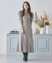 画像をギャラリービューアに読み込む, チドリチェックリボンワンピース/MM437404