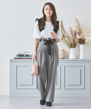 画像をギャラリービューアに読み込む, ショルダーフリルブラウス/MM43811