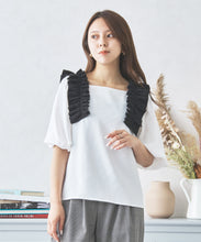 画像をギャラリービューアに読み込む, ショルダーフリルブラウス/MM43811