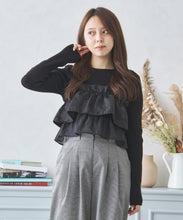 画像をギャラリービューアに読み込む, ジャガードフリルニット/MM438308