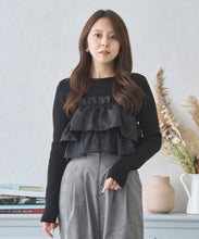 画像をギャラリービューアに読み込む, ジャガードフリルニット/MM438308