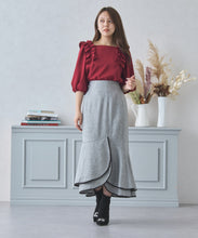 画像をギャラリービューアに読み込む, ショルダーフリルブラウス/MM43811