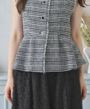 画像をギャラリービューアに読み込む, ツイードペプラムジレ/MM438504