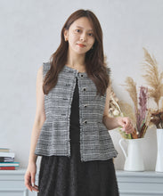 画像をギャラリービューアに読み込む, ツイードペプラムジレ/MM438504