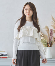 画像をギャラリービューアに読み込む, ジャガードフリルニット/MM438308