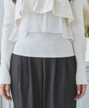 画像をギャラリービューアに読み込む, ジャガードフリルニット/MM438308