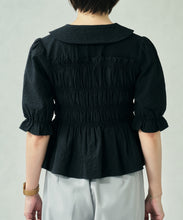 画像をギャラリービューアに読み込む, 一部店舗限定  シャーリングペプラムブラウス/TT558102