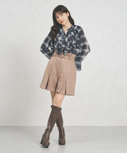 画像をギャラリービューアに読み込む, 一部店舗限定 フリルチェックブラウス/TT558103
