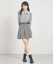 画像をギャラリービューアに読み込む, 【再入荷】ベルト付きタックスカートパンツ/TT537306