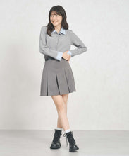 画像をギャラリービューアに読み込む, ベルト付きタックスカートパンツ/TT537306