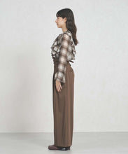 画像をギャラリービューアに読み込む, 一部店舗限定 フリルチェックブラウス/TT558103