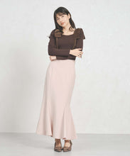 画像をギャラリービューアに読み込む, 【再入荷】ベロア肩リボンニット/TT538309