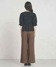 画像をギャラリービューアに読み込む, 一部店舗限定  シャーリングペプラムブラウス/TT558102