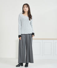 画像をギャラリービューアに読み込む, リバーシブル配色レーストップス/MM558203