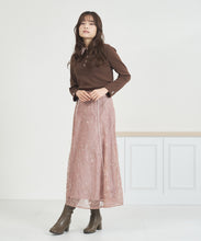 画像をギャラリービューアに読み込む, 配色シャツレイヤードニット/MM558309