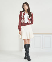 画像をギャラリービューアに読み込む, 一部店舗限定 リボンボウタイアーガイルニット/MM558308