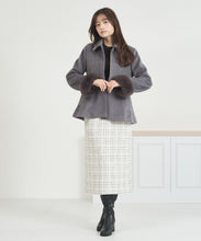 画像をギャラリービューアに読み込む, 【WEB限定】2way袖ファーペプラムコート/MM558601