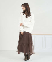 画像をギャラリービューアに読み込む, 【WEB限定】ニット×チュールスカートセットアップ/MM557408